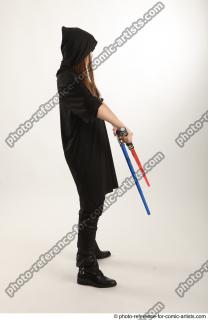 07 2018 01 ANGELIA STANDING POSE WITH LIGHTSABERS